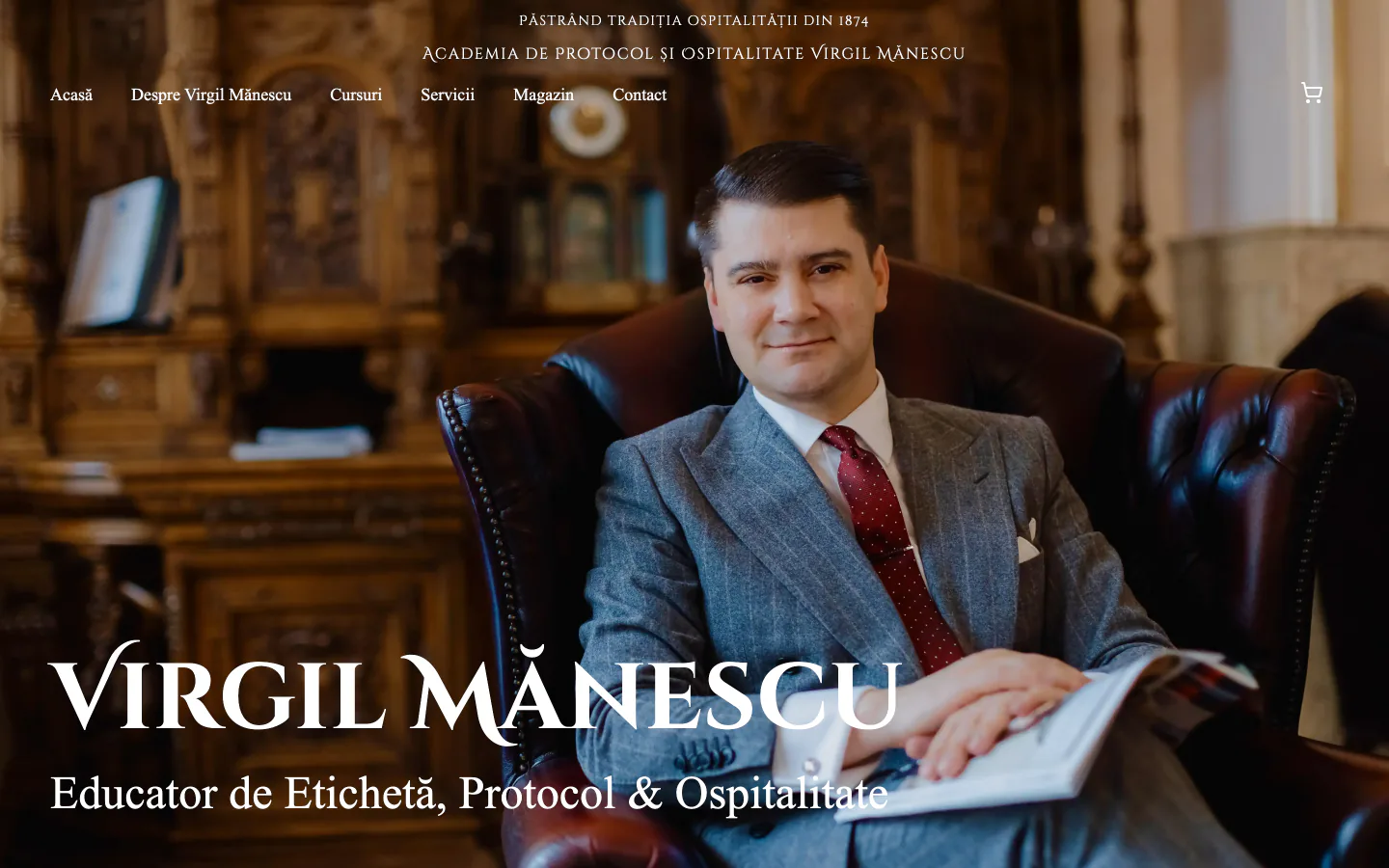 Virgil Mănescu website